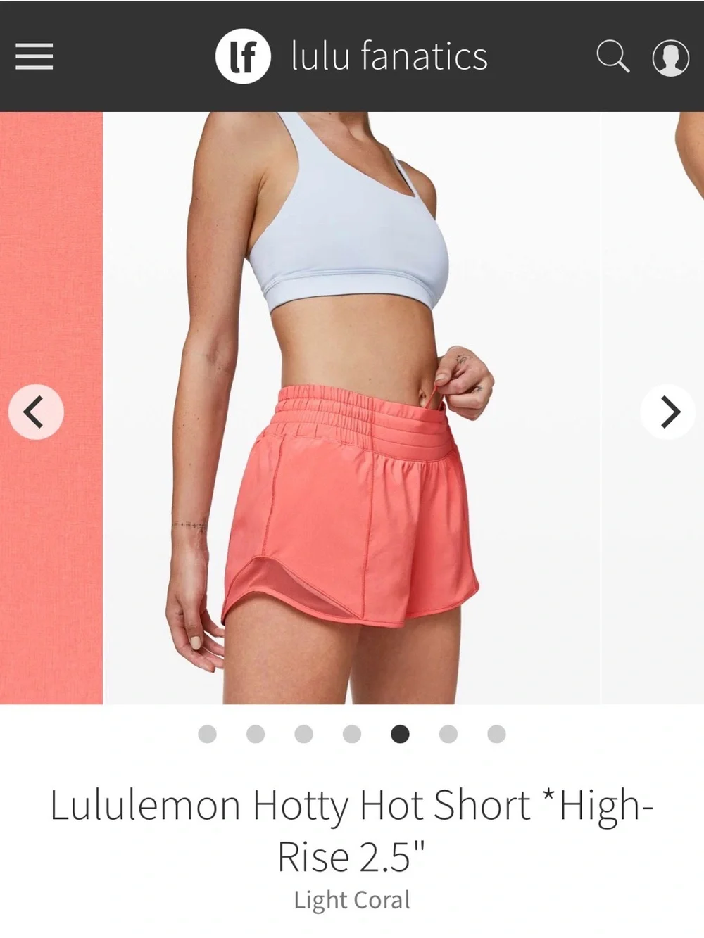 Lululemon Hotty Hot Short *High-Rise 2.5